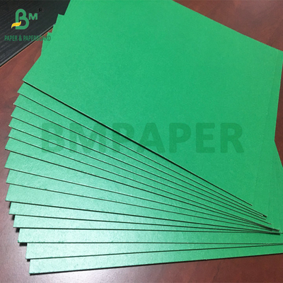 700 x 1000mm 1.2mm 1.5mm Green Lacquered Cardboard Grey Back Solid Paperboard