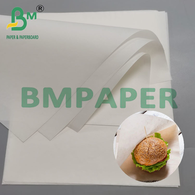 40g Bleached Greaseproof MG Kraft Paper For Grocery Packaging