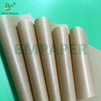 4 x 3 feet 30gsm 40gsm Kraft Color Silicone Parchment Paper For Baking Food