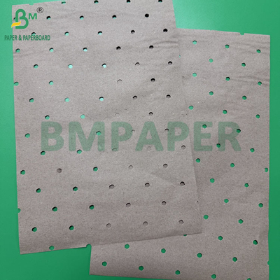 70gsm 80gsm Recycled Perforated Brown Kraft Paper Rolls 20 - 100inch Roll Wide