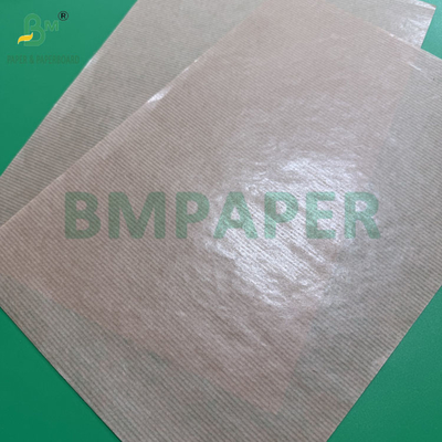 MG Unbleached Natural Brown Ribbed Kraft Paper 50gsm Reels 800mm Wide Core 76mm