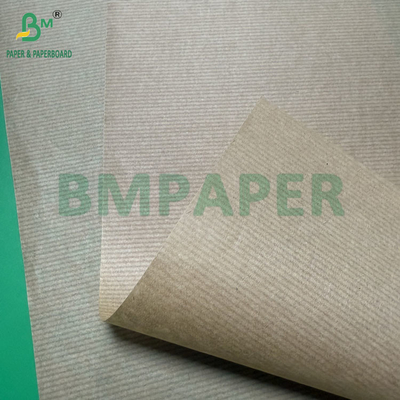 MG Unbleached Natural Brown Ribbed Kraft Paper 50gsm Reels 800mm Wide Core 76mm