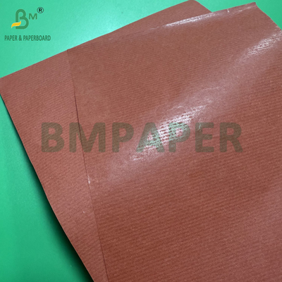 50g Colored Striped Kraft Paper Roll Smooth One Side Yellow Red