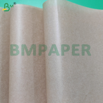 30GSM Double Side Silicone Coated Brown Paper Sheets Food Grade