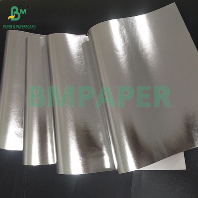 70gsm Waterproof Silver Aluminum Metallized Paper For Wet Strength Beer Label