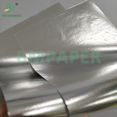 70gsm Waterproof Silver Aluminum Metallized Paper For Wet Strength Beer Label