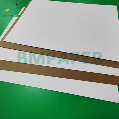 0.7mm 590gsm White Face Kraft Board For Electronic Products Package 79 x 109cm