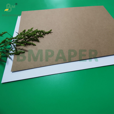 0.7mm 590gsm White Face Kraft Board For Electronic Products Package 79 x 109cm