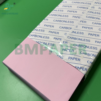 55 - 80gsm Carbonless CF Paper For Receipts Light Pink Green Blue Yellow Colored Sheets