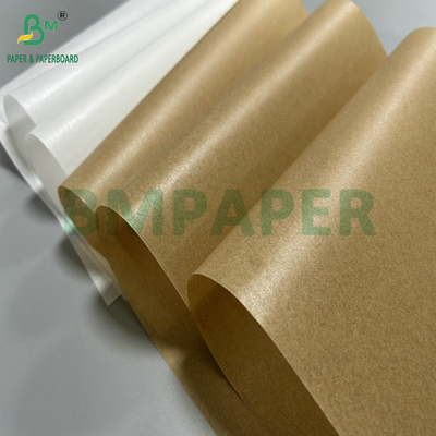 40g 50g Nonstick White Brown Waxed Coated Paper For Baking  12" x 12"