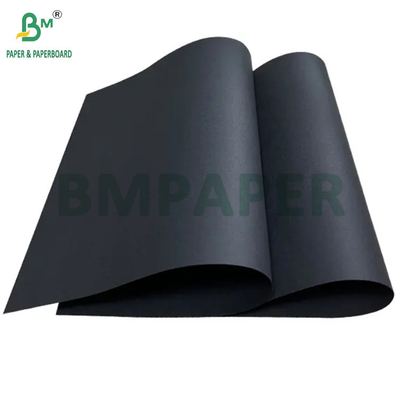 400gsm Solid Black Kraft Paper For Jewellery Box Strong Toughness 30'' x 40''
