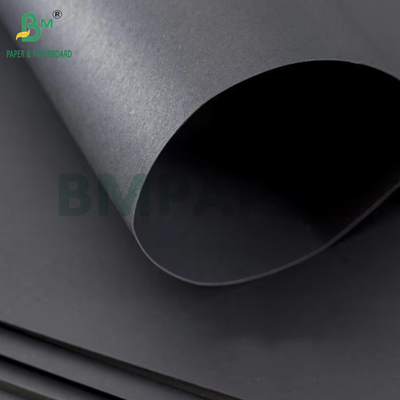 400gsm Solid Black Kraft Paper For Jewellery Box Strong Toughness 30'' x 40''