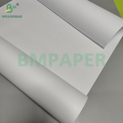 20LB White Uncoated CAD Bond Paper For Engineering Drawing 36"*150ft Rolls