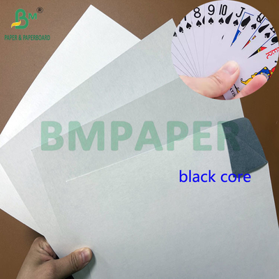 71cm Roll 280gsm 300gsm C2S Black Core Poker Paper For Playing Cards