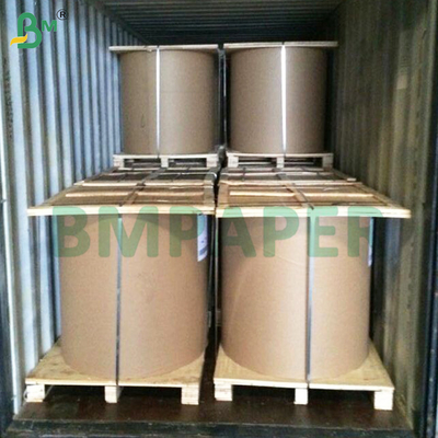 35grs White & Brown MG Kraft Paper Roll 60cm Gloss on One Side