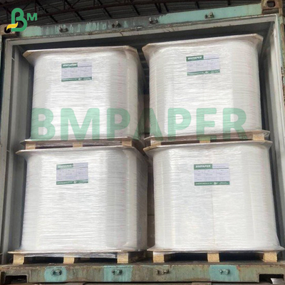 Food Grade White Toothpick Wrapping Paper Roll 24 - 28GSM 26.5-32mm Width Virgin Pulp Biodegradable Kraft