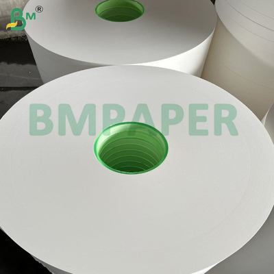 Food Grade White Toothpick Wrapping Paper Roll 24 - 28GSM 26.5-32mm Width Virgin Pulp Biodegradable Kraft