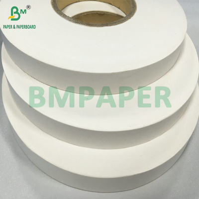 32mm 25gsm 34gsm White Kraft Paper For Individual Straw Packaging