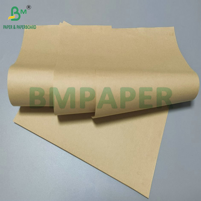Wood Pulp High Strength 60g 80g Brown Kraft Paper Roll For Paper Bags