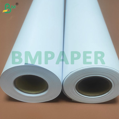 20lb White Good Print Effect Large Format CAD Plotter Paper Rolls
