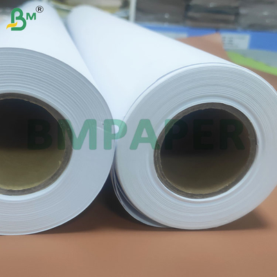 20lb White Good Print Effect Large Format CAD Plotter Paper Rolls