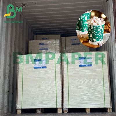230gsm 15g PE Recyclable Good Stiffness Cup Stock Cardboard For Hot Drink