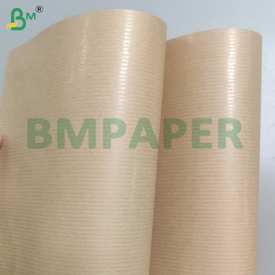 50gsm Brown Stripped Kraft Paper Rolls for Packaging Flowers