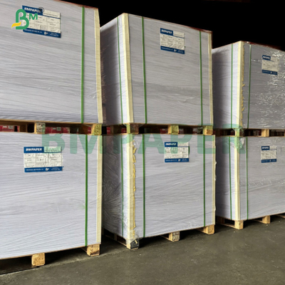 300gsm 350gsm White Uncoated Paperboard For Hangtag High Smoothness 70 x 100cm