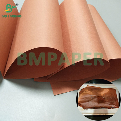 66gsm 70gsm Uncoated Pink Butcher Paper Roll For Barbecue 60cm*50m