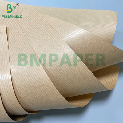 Virgin Wood Pulp 30GSM to 120GSM Unbleached MG Ribbed Kraft Wrapping Paper