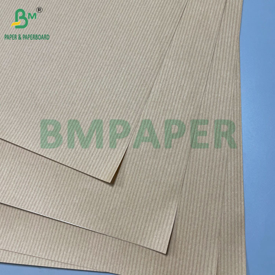 Virgin Wood Pulp 30GSM to 120GSM Unbleached MG Ribbed Kraft Wrapping Paper