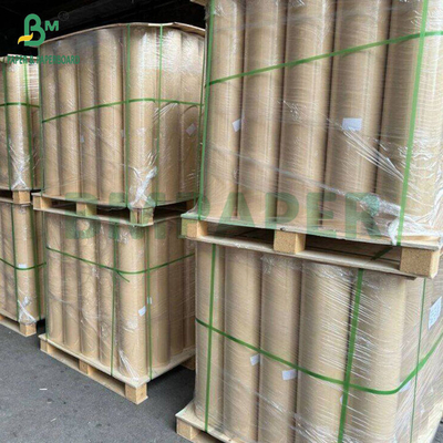 Virgin Wood Pulp 30GSM to 120GSM Unbleached MG Ribbed Kraft Wrapping Paper