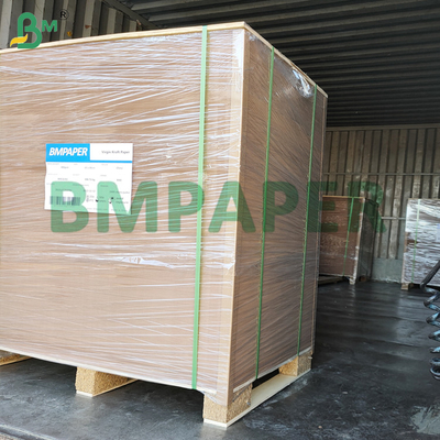 40 - 80gsm MG Brown Ribbed Kraft Paper FDA Approved For Food Packaging