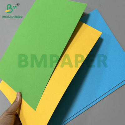 180gram 220gram Blue Yellow Colored Bond Paper For Normal Printing  70 x 100cm