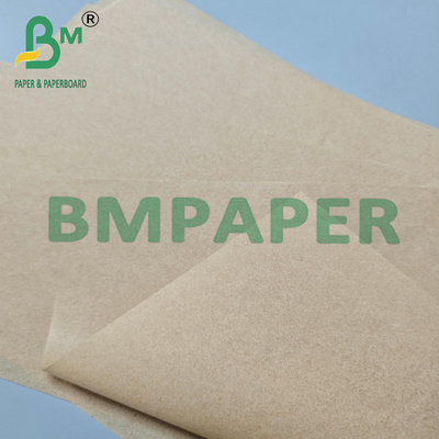 40gr 60gr Food Grade Brown Oilproof Wrapping Sheets For Gift Packaging
