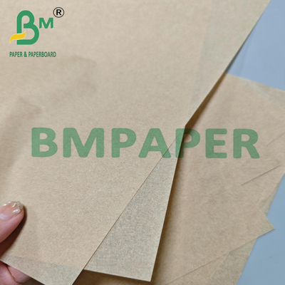 40gr 60gr Food Grade Brown Oilproof Wrapping Sheets For Gift Packaging