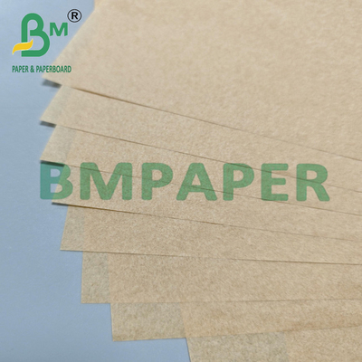 40gr 60gr Food Grade Brown Oilproof Wrapping Sheets For Gift Packaging