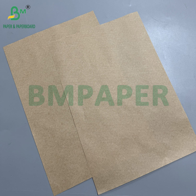 60gsm Brown Kraft Greaseproof Paper Rolls For Fried Food Packaging Kit 7 Oil Resistance