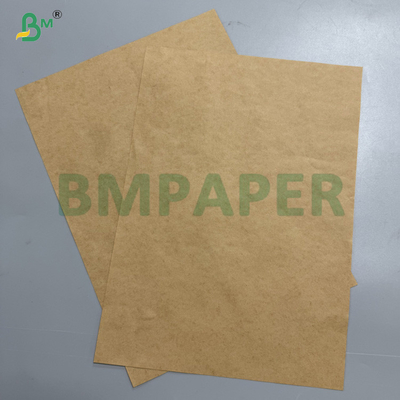 75g High Tensile Brown Kraft Paper For Paper Ropes Bag Handles 400 - 1600mm Rolls