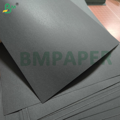 Black Cover Card Stock 92lb 250gsm Thick Double Sided Black Uncoated Paper
