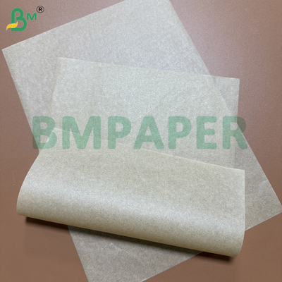 40gsm Air Fryer Oven Paper Dual-Side Silicone Brown Kraft Custom Sheets / Rolls