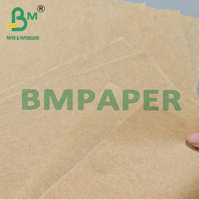 30/35/38gr Eco Friendly Brown Sandwich Wrapping Paper For Takeaway Boxes