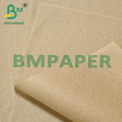 30/35/38gr Eco Friendly Brown Sandwich Wrapping Paper For Takeaway Boxes