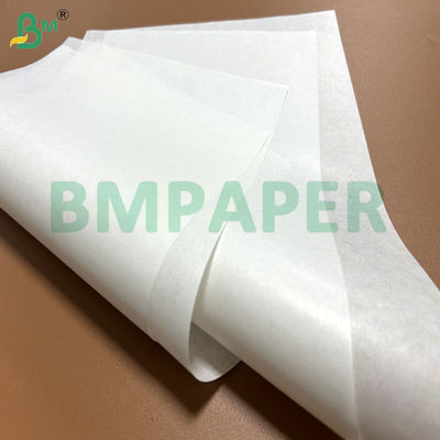 40gsm 45gsm White Virgin Waxed Kraft Wrapping Paper For Sandwich Packing 18x18
