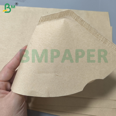 Natural Unbleached Paper 100g 120g Porous Creped For Coffee Paper Filters