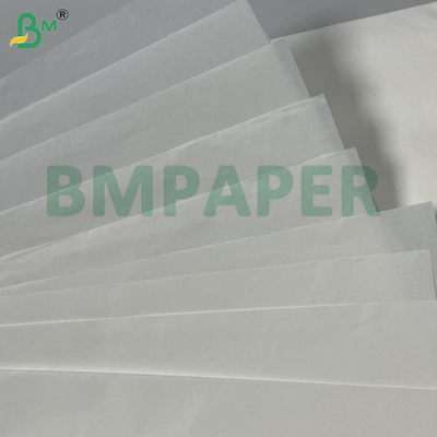 35gsm White FRecyclable Fatty Food Packaging Hamburger Packaging Greaseproof Paper Kit 7