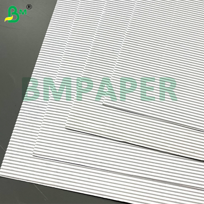 100Gsm Printability White Single Side Fluted Corrugated Paper For Box Packing