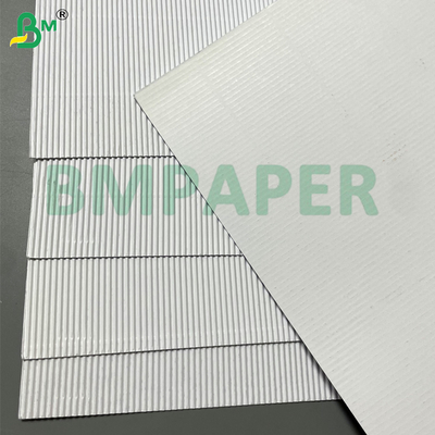 100Gsm Printability White Single Side Fluted Corrugated Paper For Box Packing