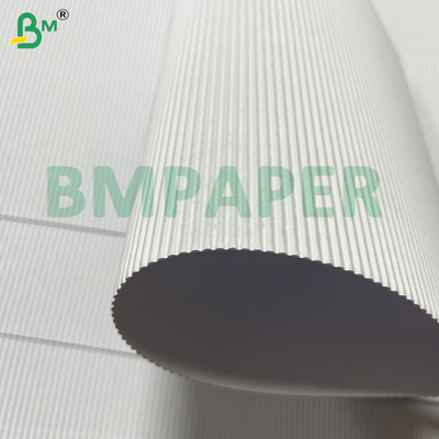 100Gsm Printability White Single Side Fluted Corrugated Paper For Box Packing