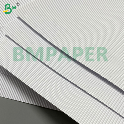 15.5*20" White Lightweight Fluted Corrugated Paper For Craft & Gift Boxes Packing